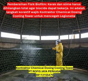 Pencegahan Biofouling dan Legionella oleh Kontraktor Water Treatment Cooling Tower