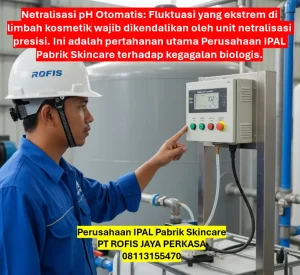 Efisiensi WWTP Pabrik Kosmetik