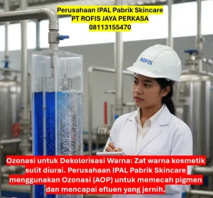 Efisiensi WWTP Pabrik Kosmetik