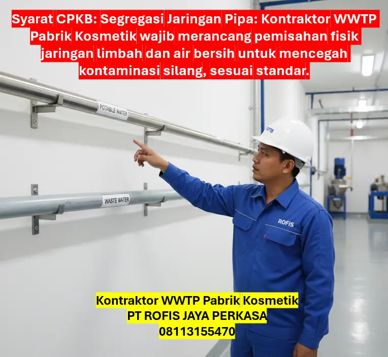 Kontraktor WWTP Pabrik Kosmetik